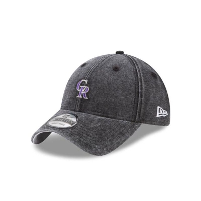 Colorado Rockies Gorra | New Era MLB Rugged Mini 9twenty Adjustable Cap Mexico - Negros